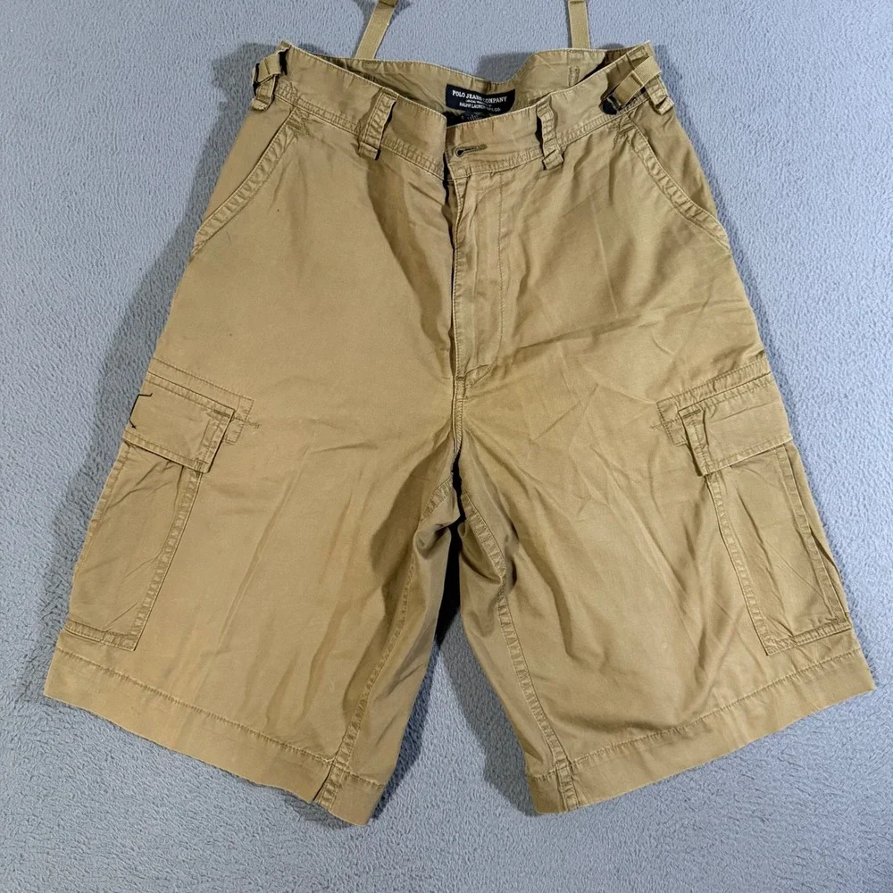 Vintage Polo Jeans Company Ralph Lauren MFG Corp Military Cargo Shorts Men's 31